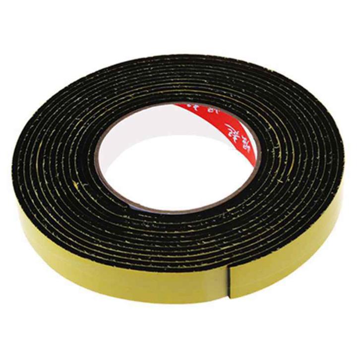 【100%-original】 5m Black Single Sided Self Adhesive Foam Tape 20mm Wide x 3mm Thick