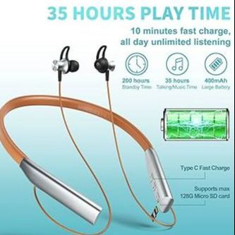 Recrsi wireless Neckband Bluetooth Earphone RE-NY030