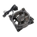 80mm PWM 5V ARGB Case Fan MFDB Hydraulic Bearing PWM Intelligent Temperature Control 800‑2500RPM 7 Blades PC Case Fan. 