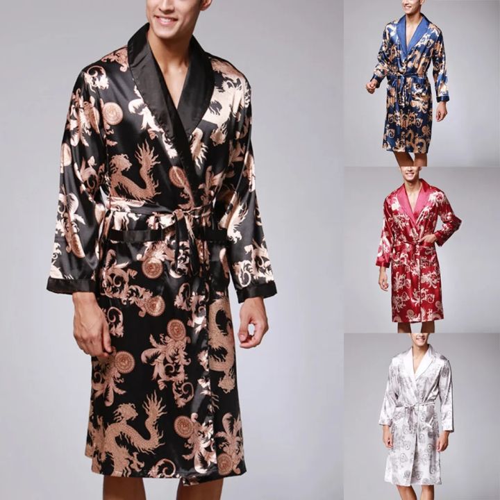 Fashion%20Men%20Satin%20Chinese%20Style%20Big%20Dragon%20Kimono%20Embroidery%20Simulation%20Silk%20Bathrobe%20Pajamas%20Sleepwear%20Gown%20Bath%20Robe%20Nightwear%20-%20Image%202