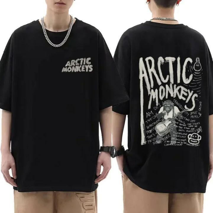 Arctic Monkeys Inspired T Shirt - Album List Doodle Print Vintage