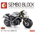Building Blocks Technical Motorcycle City Moto Racing Motorbike Vehicles Bricks Toys Gifts For Children.