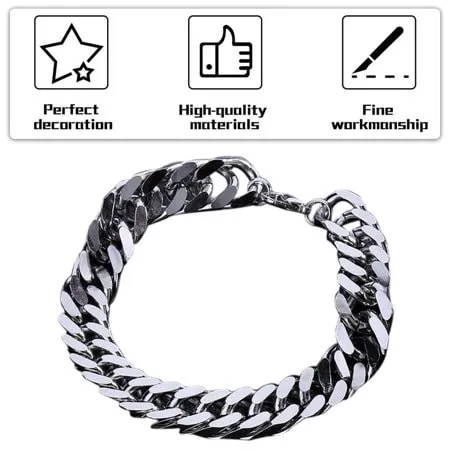 Stainless%20Steel%20chain%20on%20hand%20for%20Men%20bracelet%20-%20Image%203