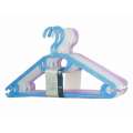 Moving Strong Premium Quality Plastic Hangers 1 Color 6 Pcs Set Blue, Orange, Red, Green And Black - Hanger.