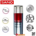 Sanvo Spray Paint (318 Bright Chrome) Metallic Bright Chrome Color Aerosol Spray Paint.