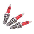 D8TC 3 electrode spark plug for CG 125 150 200cc CF250 motorcycle scooter ATV quads pack of. 
