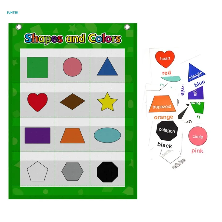 Foldable%20Pocket%20Chart%20Recognition%20Educational%2012%20Pockets%20Shape%20Color%20for%20Home%20Toddlers%20-%20Image%208