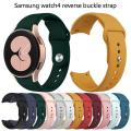 silicone Strap 20mm watch Strap for Samsung Galaxy Watch 4 40mm 44mm silicone smart watch bracelet Galaxy Galaxy Watch 4 classic 42mm 46mm band. 