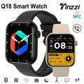 Tinzzi Smart Watch 1.83 " HD Big Screen Smartwatch COB Full Touch Interaction Wireless Charging Watches for Men Women.