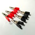 Mini Red Black Small Battery Clip Crocodile Clips Alligator Clamps Alligator Clip Wire Clip Test Tool for DIY Kit - 34mm 6 Pcs of 1 Set. 