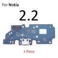 Charger USB Dock Charging Dock Port Board With Mic Microphone Flex Cable Repair Parts For Nokia 3.1 5.1 Plus 2.1 2 2.2 3 3.2 4.2 5.