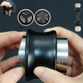 Tamper 51Mm, Dual 2 in 1 Leveler Distributor with Scale Coffee Tool.
