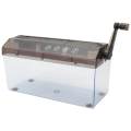 Mini A4 File Hand Shredder Strip Cut Shredder Paper Cutter Manual Cutting Machine for Office School. 