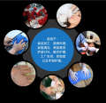 Disposable grade A, thickened food and household PVC gloves, white elongated nitrile rubber, solid beauty latex. 