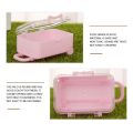 Pink mini roller travel suitcase candy box personality wedding candy box luggage trolley case candy toy small storage box. 