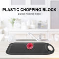 Plastic Chopping Block Vegetable Cutting Board With Hang Hole Pink.