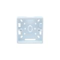 Click One Gang MK White PVC Junction Box for Electrical Premium Plastic Wall Switch Back Cover 1 Part 1Gang. 