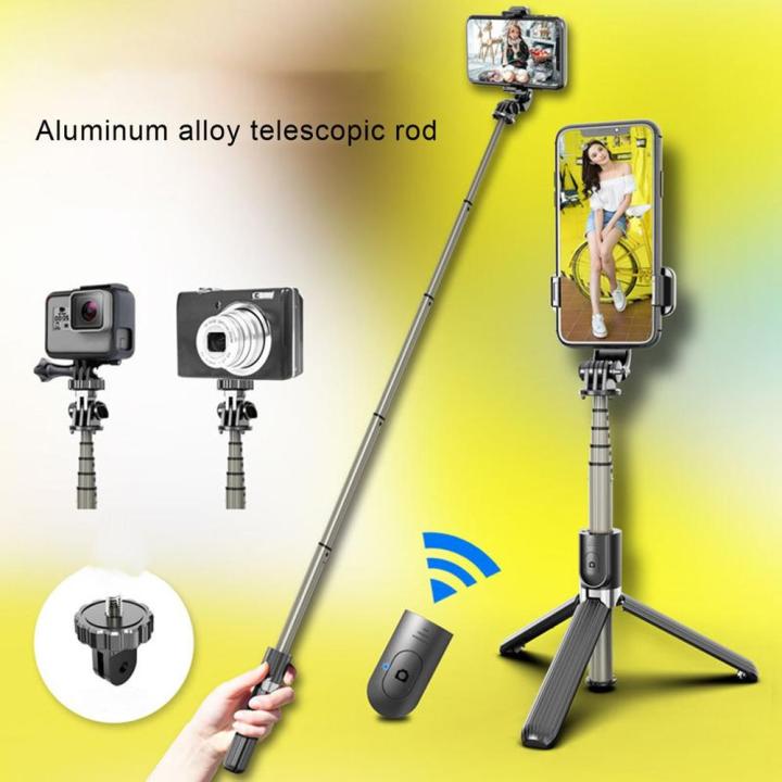 L03%20Bluetooth%204.0%20Wireless%20Aluminum%20Alloy%20Selfie%20Stick%20Tripod%20Foldable%20Monopods%20for%20Gopro%20SmartPhones%20Camera%20-%20Image%204