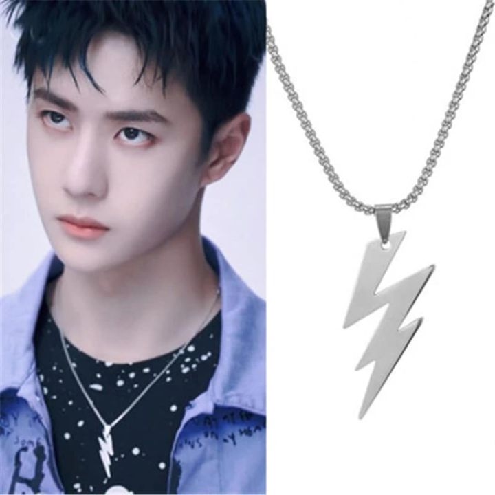 New%20Fashion%20Lightning%20Bolts%20%20%20Necklaces%20for%20Men%20/Male%20/Gift%20for%20Men/Boys%20-%20Image%203