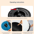Intelligent Mopping Robot Household Wet and Dry Mopping Machine Portable Rechargeable Cleaning Machine Vacuum Cleaner Easy Install -A.