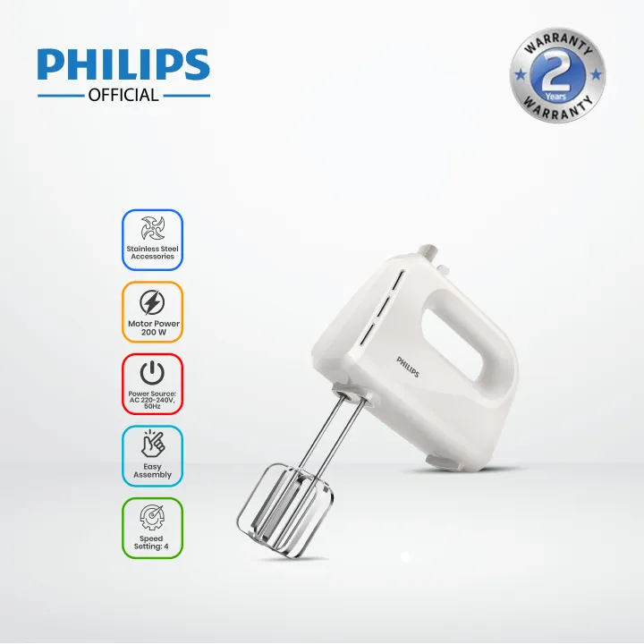 Philips%20Daily%20Collection%20Mixer%20HR3705/10%20%E2%80%93%20300W,%205%20Speeds%20+%20Turbo%20-%20Image%209
