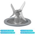 Blender Ice Blade, Compatible for Blender Replacement Parts Includes 1 Blender Gasket Mixer Accessories.
