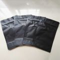 100Pcs Matt Foil Coffee Valve Zipper Closure Bag Vertical Foil Coffee Bean One-Way Valve Bag Packaging Bag 250G Black.