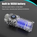 MINI Powerful LED Flashlight USB Rechargeable Strong Light Torch With Built in 18350 battery Portable Camping Fishing Lantern. 