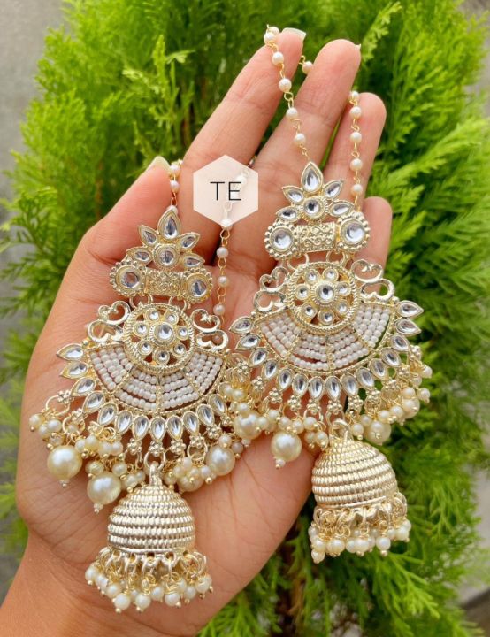 Exquisite Multani Earrings | South Indian Inspired Earrings | Handcrafted Multani Earring Jewelry | Bari Trading Indian Earrings | Pakistani Multani Earring Jewelry for Women Collection