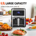 Sonifer SF-1028 110v Electric Household 6.5 Liter 1450W Non-stick Liner No Oil LED Display Smart Digital air Fryer.