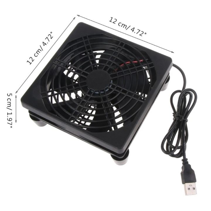 Router%20Cooling%20Silent%20Fan%20For%20Computer%20Cases%20Mining%20CPU%20Coolers%20Computer%20Cooling%20Fan%205V%20USB%20Power%20120mm%20Cooling%20Fan%20J60A%20-%20Image%204