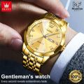 OLEVS 9931 Quartz Watch for Men Solid Stainless Steel Strap Rhombus Design Fashion Wristwatch Men's Waterproof Watch.