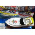 High Speed Electric Boat Plastic Children Toys Speedboat Water Play Gift For Kids. 