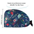 Surgical Cap Printed Nurse's Cap Cotton Dust Cap Long Hair Cap Doctor's Cap Surgical Cap Anesthesia.