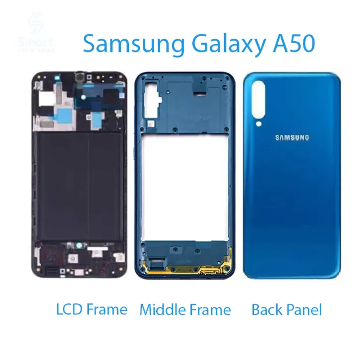 Full%20Body%20Housing%20Set%20for%20Samsung%20Galaxy%20A50%20Includes%20Front%20LCD%20Frame,%20Middle%20Bezel,%20and%20Back%20Panel%20-%20Image%205