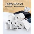 Thermal Pos roll, POS Printer Roll, Receipt Paper 80mm x 52 mm -3 pcs. 
