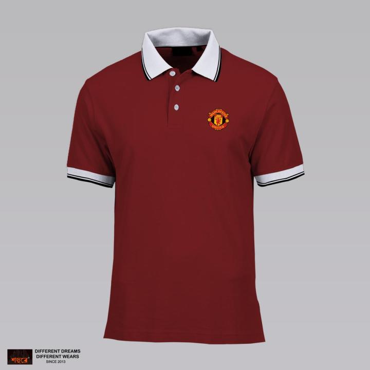 ManU F.C. Short Sleeve Polo Tshirt