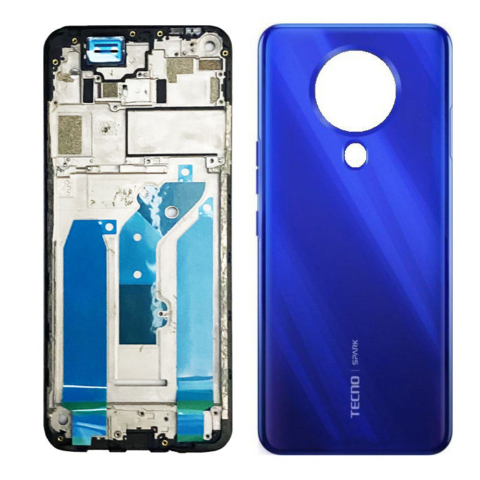 Tecno%20Spark%206%20Full%20Body%20Housing%20(LCD%20Frame%20and%20Back%20Panel)%20Replacement%20Spare%20Parts%20-%20Image%202