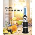 KOGEEK Honey Meter Honey Refractometer with ATC Function Honey Baume Degree Measuring Device Honey Moisture Tester Baume Meter 58-90% Brix. 
