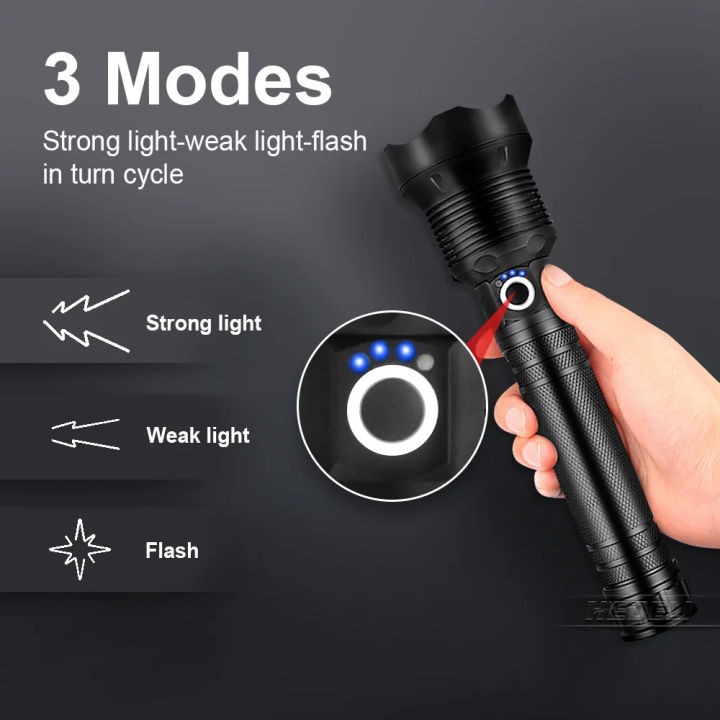 3900lumens%20xhp70.2%20most%20powerful%20LED%20flashlight%2018650%2026650%20USB%20led%20camping%20torch%20xhp70%20xhp50%20lantern%20for%20hunting%20Camping%20Fishing%20-%20Image%202
