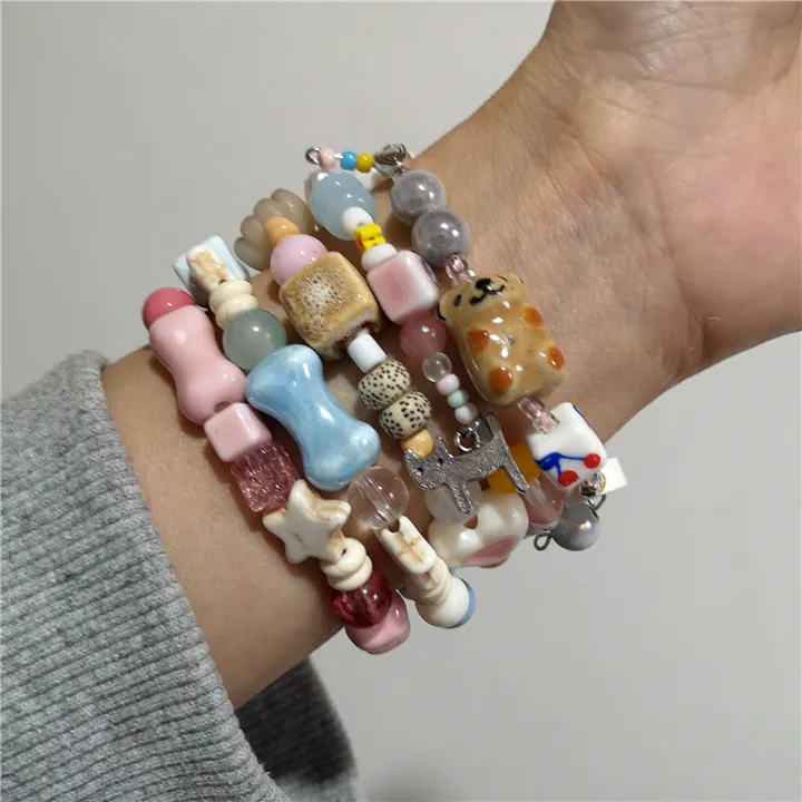 Kpop%20Harajuku%20Aesthetic%20Butterfly%20Love%20Star%20Ceramic%20Glass%20Acrylic%20Beaded%20Bracelet%20Girl%202000s%20EMO%20Charm%20Jewelry%20Y2K%20Accessories%20-%20Image%203