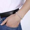 High quality 925 sterling silver Bracelet for woman man luxury Wedding party Christmas Gifts fashion fine Jewelry temperament. 