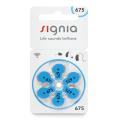 Signia Hearing Aid Battery Size 675, Pack of 6 Batteries, (Model: A3413_ S675-18), Silver. 
