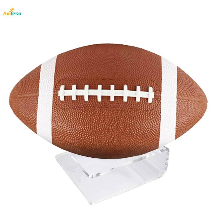 Acrylic Display Stand Case Rack for Autograph Memorabilia Basketball Bowling Clear