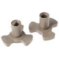 4X Microwave Turntable Coupler Microwave Oven Turntable Roller Guide Support Glass Tray Drive Coupling Replacement Parts. 