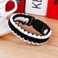 【Exclusive】 Mutil Colors New Outdoor Camping Survival Paracord Bracelet For Hiking Buckle Wristband Bangles Women Male Jewelry Gift. 