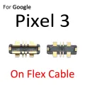 Inner FPC Connector Battery Holder Clip Contact For Google Pixel 3 4 XL 3XL 4XL 4a 5 5a 6 7 Pro On Motherboard Logic Main Board Flex Cable Parts. 