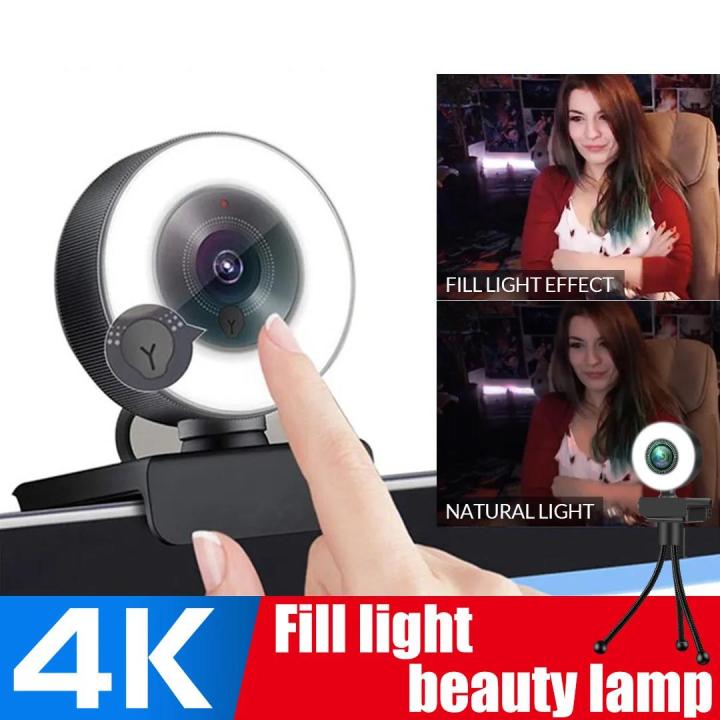 4K/2K/1080P%20HD%20Webcam%20With%20Microphone%20Auto-Focus%20LED%20Web%20Camera%203%20Level%20Light%20Kameras%20For%20Computer%20PC%20Video%20Recording%20Webcams%20-%20Image%205