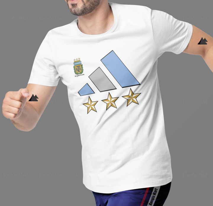 New%20Classy%20Adi_das%20Design%20With%20Argentina%20Football%20Logo%20AFA%20-%20T%20Shirt%20-%20Image%202