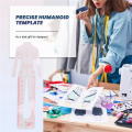 Fashion Illustration Rulers Sketching Templates Ruler Sewing Humanoid Patterns Design Clothing Measuring,Combination. 